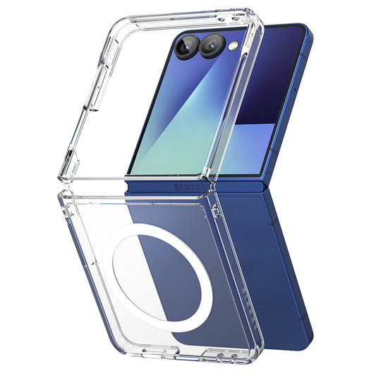 MagSafe-cover til Samsung Galaxy Z Flip7 F766, Ringke, Fusion, Transparent