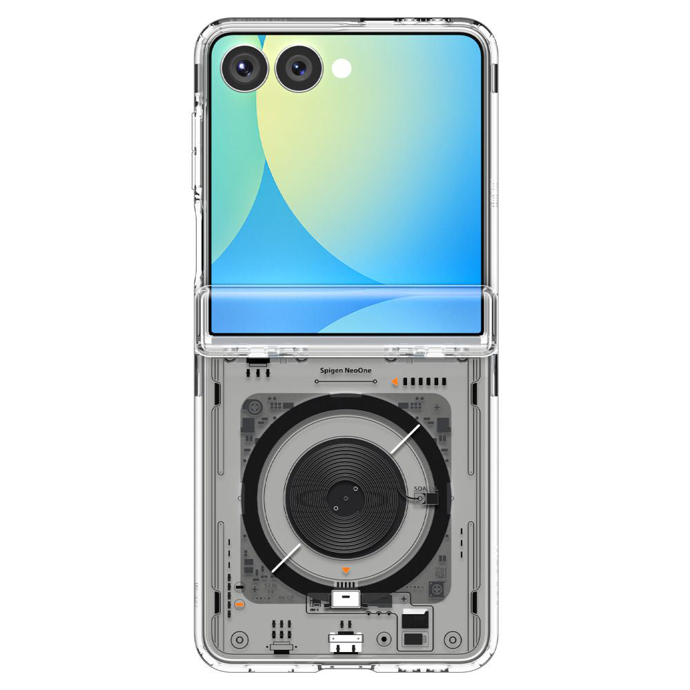 MagSafe cover til Samsung Galaxy Z Flip7 F766, Spigen, Ultra Hybrid Pro Neo One, Transparent ACS09560