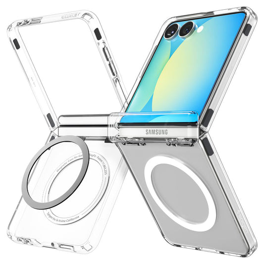 MagSafe cover til Samsung Galaxy Z Flip7 F766, Spigen, Ultra Hybrid Pro, Gennemsigtig ACS09559