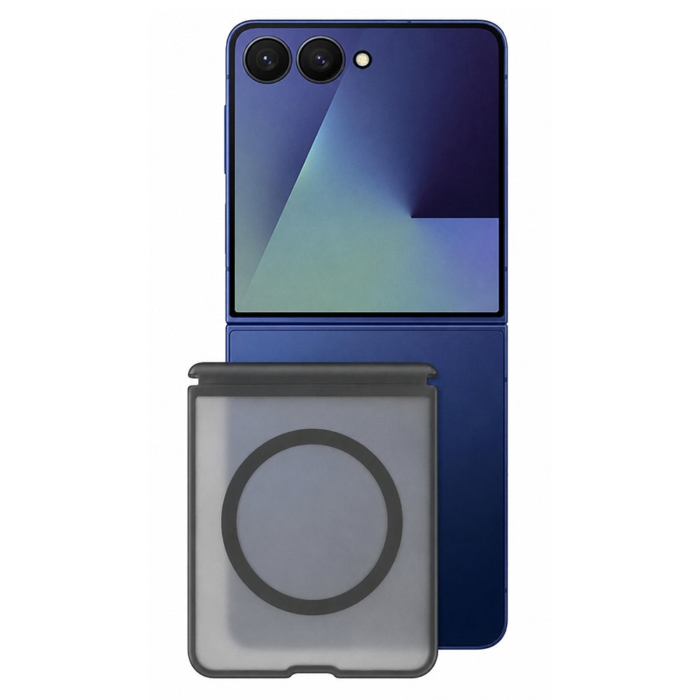 MagSafe-etui til Samsung Galaxy Z Flip8 F776, Blueo, Skin Friendly Anti-Drop, Mat Sort