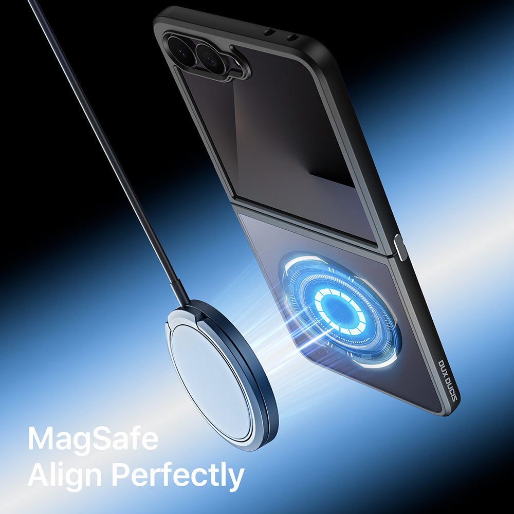 MagSafe-etui til Samsung Galaxy Z Flip8 F776, DUX DUCIS, Aimo, Sort