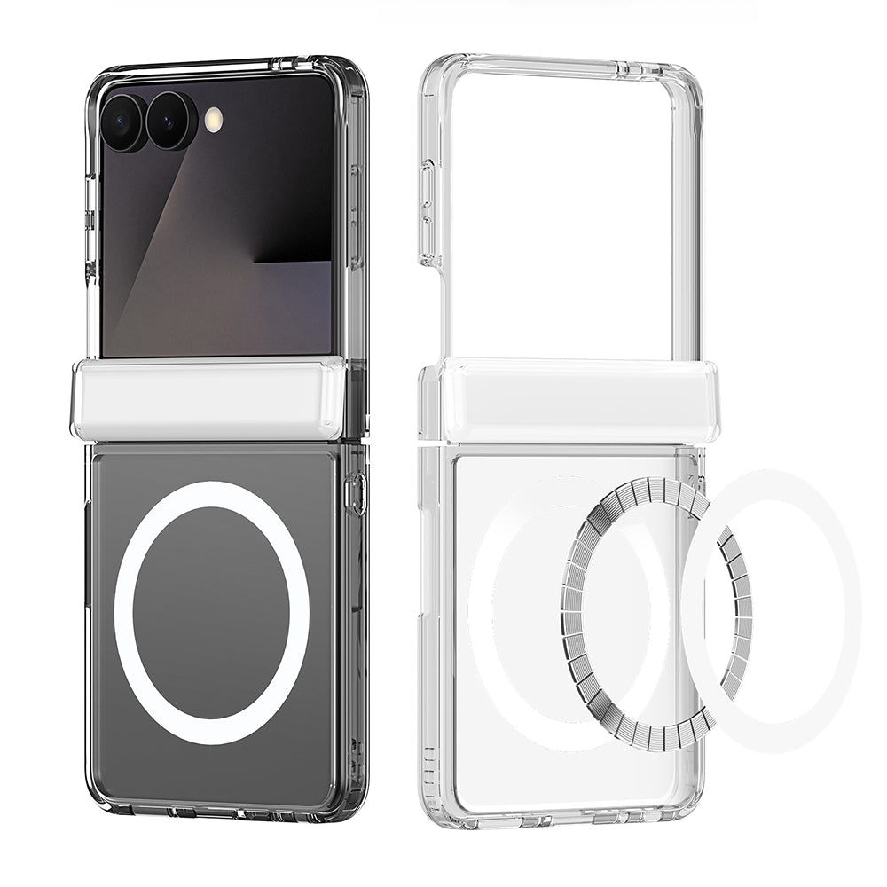 MagSafe-etui til Samsung Galaxy Z Flip8 F776, DUX DUCIS, Klin, Gennemsigtig