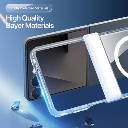 MagSafe-etui til Samsung Galaxy Z Flip8 F776, DUX DUCIS, Klin, Gennemsigtig