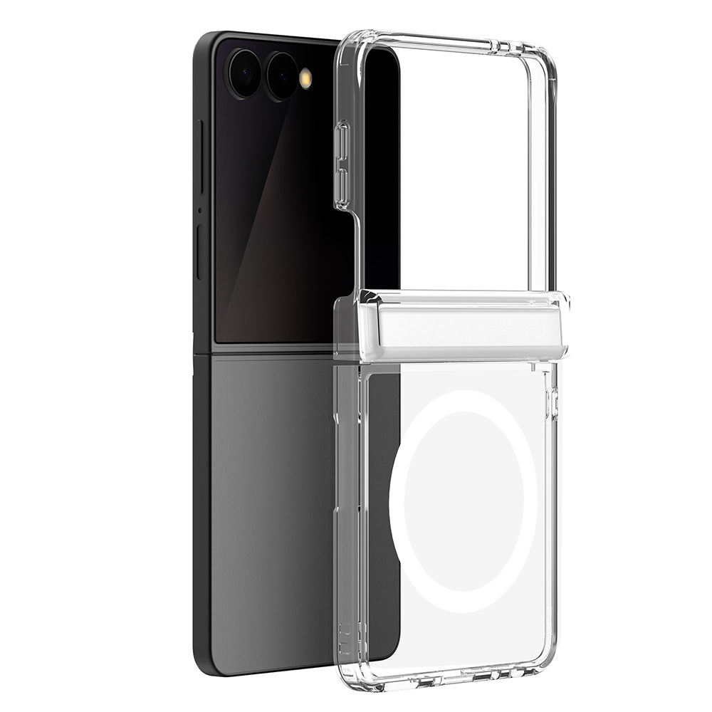 MagSafe-etui til Samsung Galaxy Z Flip8 F776, DUX DUCIS, Klin, Gennemsigtig