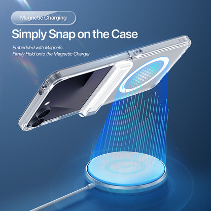 MagSafe-etui til Samsung Galaxy Z Flip8 F776, DUX DUCIS, Klin, Gennemsigtig