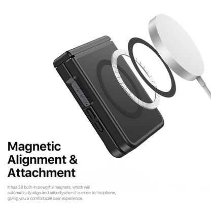 MagSafe-etui til Samsung Galaxy Z Flip8 F776, DUX DUCIS, Yind, Sort