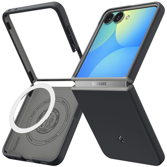 MagSafe-etui til Samsung Galaxy Z Flip8 F776, Spigen, Caseology Nano Pop, Sort ACS11523