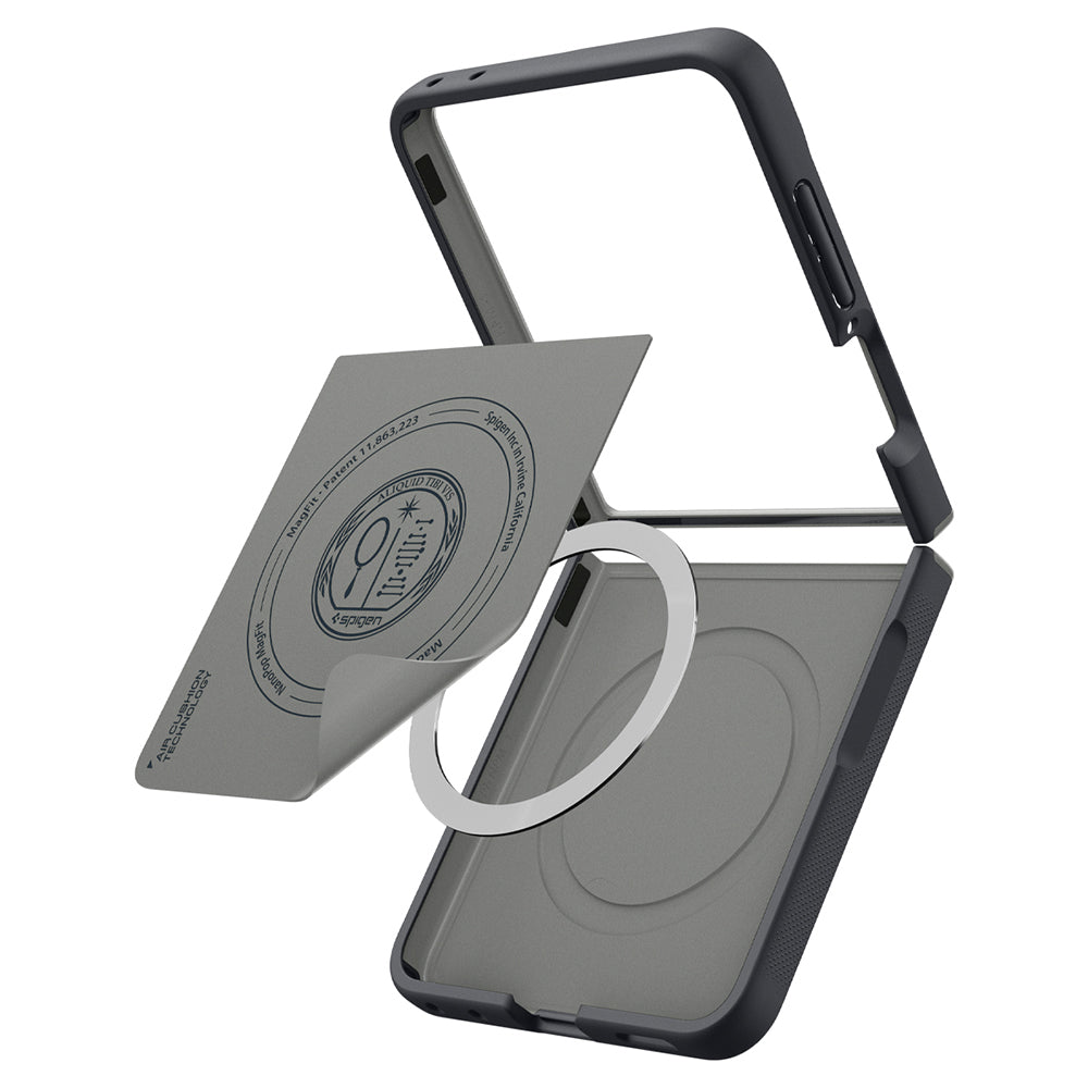 MagSafe-etui til Samsung Galaxy Z Flip8 F776, Spigen, Caseology Nano Pop, Sort ACS11523