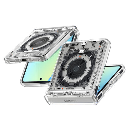MagSafe-etui til Samsung Galaxy Z Flip8 F776, Spigen, Ultra Hybrid Pro Neo One, Transparent ACS11525