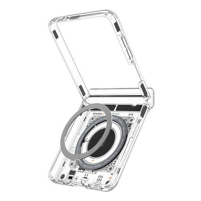 MagSafe-etui til Samsung Galaxy Z Flip8 F776, Spigen, Ultra Hybrid Pro Neo One, Transparent ACS11525