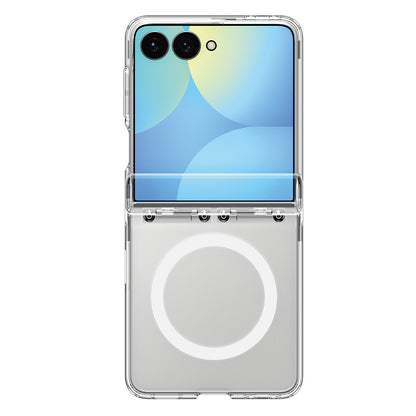 MagSafe-etui til Samsung Galaxy Z Flip8 F776, Spigen, Ultra Hybrid Pro, Transparent Hvid ACS11524