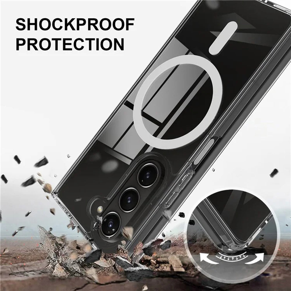 MagSafe-etui til Samsung Galaxy Z Fold6 F956, Techsuit, Pro, Transparent