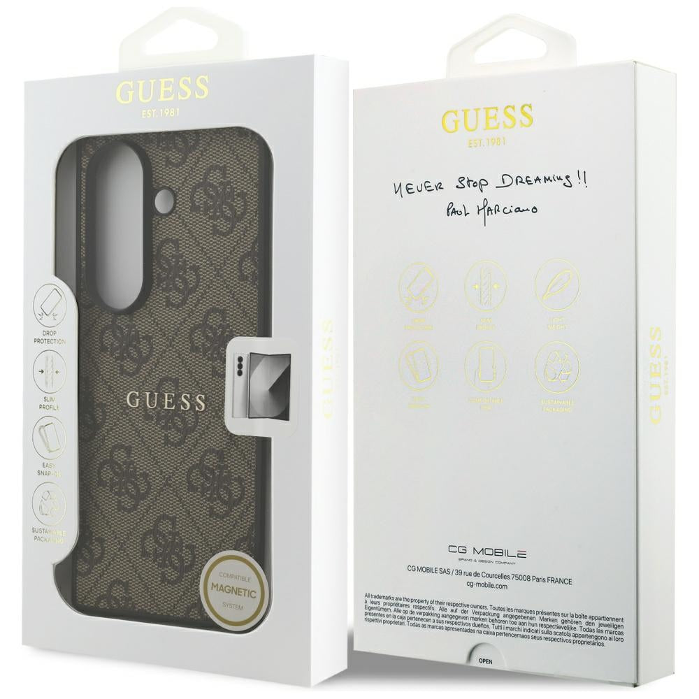 MagSafe cover til Samsung Galaxy Z Fold7 F966, Guess, 4G Classic, Brun