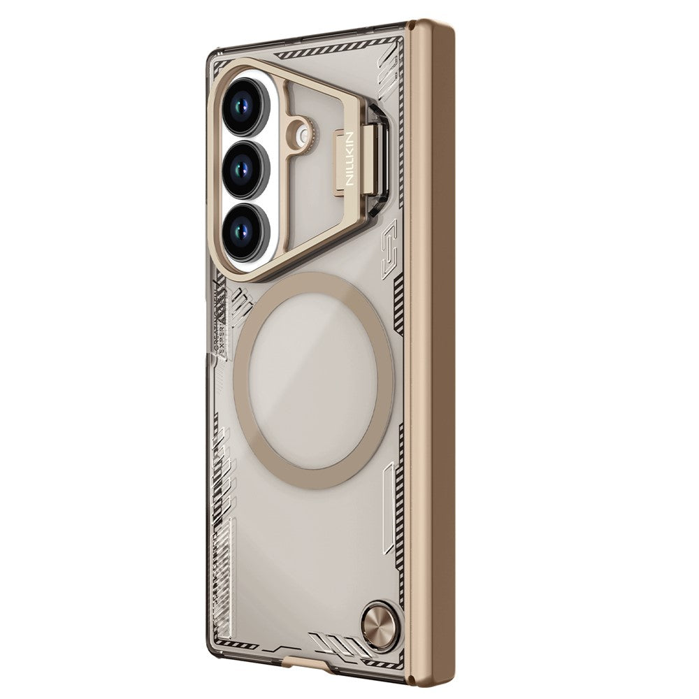 MagSafe-etui til Samsung Galaxy Z Fold7 F966, Nillkin, Iceblade Prop med kameraklip, Brun