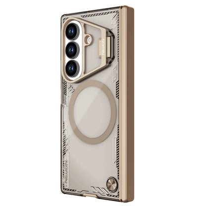 MagSafe-etui til Samsung Galaxy Z Fold7 F966, Nillkin, Iceblade Prop med kameraklip, Brun