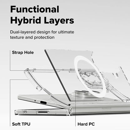 MagSafe-cover til Samsung Galaxy Z Fold7 F966, Ringke, Fusion, Transparent