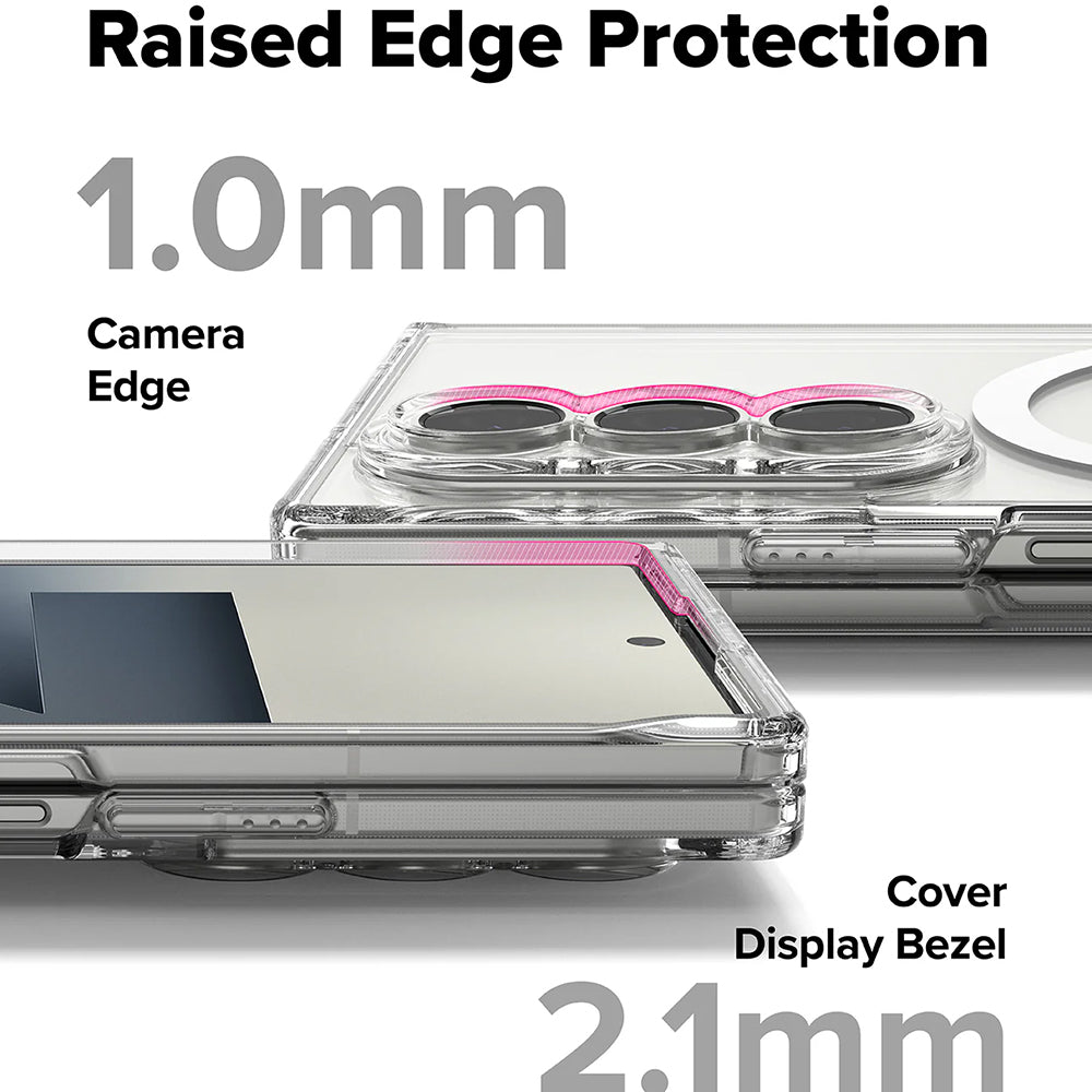 MagSafe-cover til Samsung Galaxy Z Fold7 F966, Ringke, Fusion, Transparent