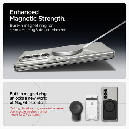 MagSafe cover til Samsung Galaxy Z Fold7 F966, Spigen, Air Skin, Gennemsigtig