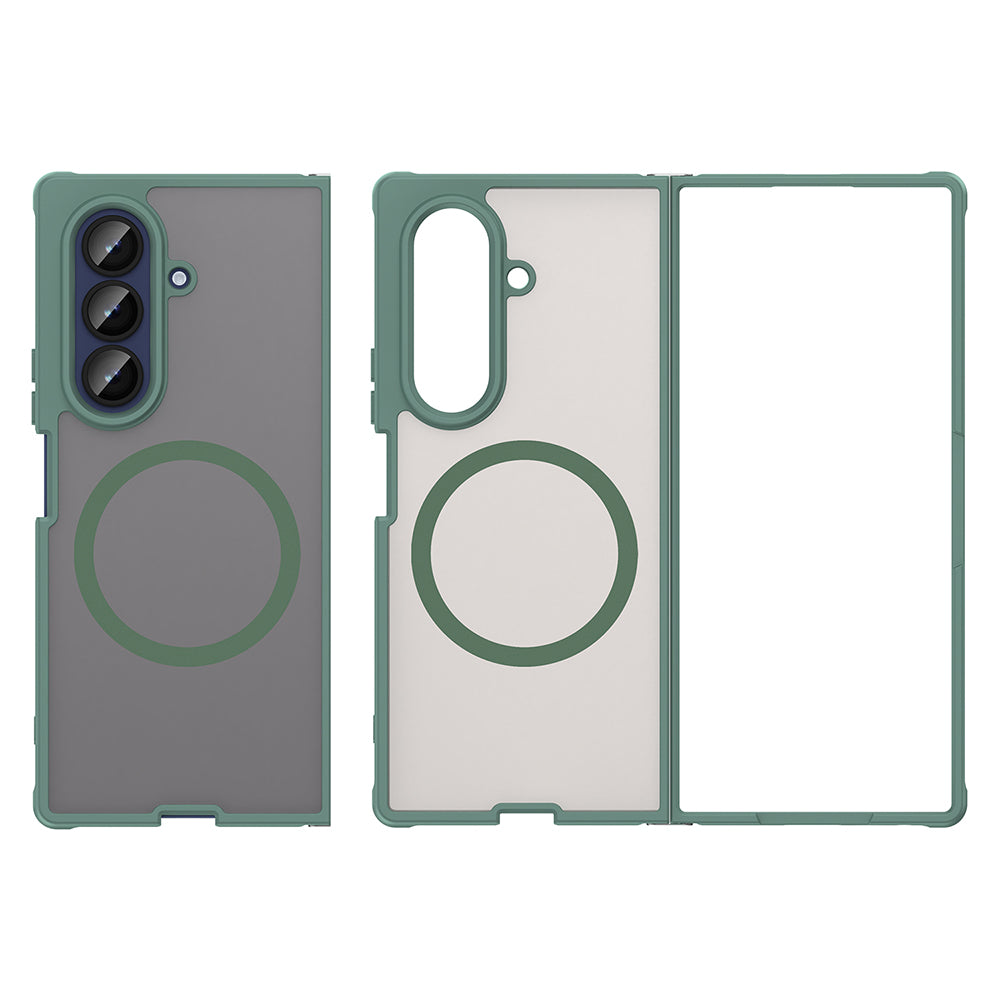 MagSafe-etui til Samsung Galaxy Z Fold7 F966, Techsuit, HaloFrost II, Grøn