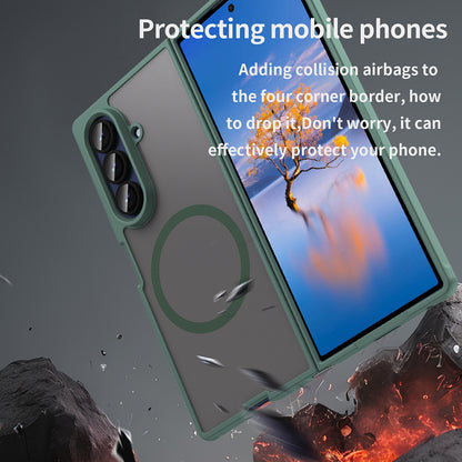 MagSafe-etui til Samsung Galaxy Z Fold7 F966, Techsuit, HaloFrost II, Grøn