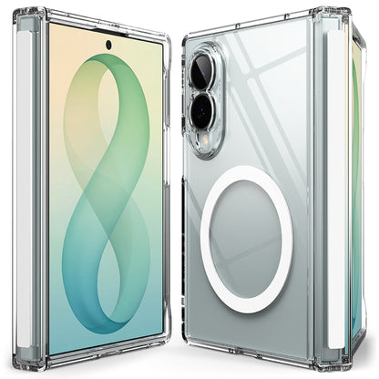 MagSafe-etui til Samsung Galaxy Z Fold8 F971, Ringke, Fusion Flap, Transparent