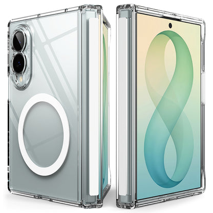 MagSafe-etui til Samsung Galaxy Z Fold8 F971, Ringke, Fusion Flap, Transparent