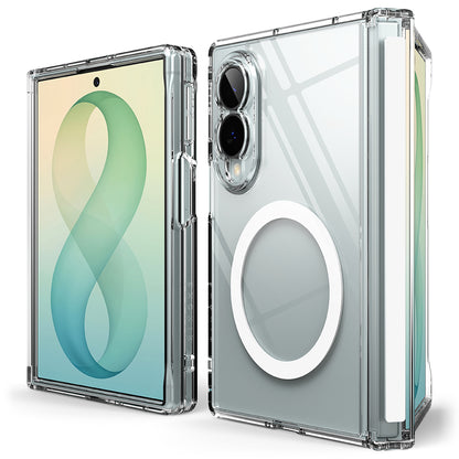 MagSafe-etui til Samsung Galaxy Z Fold8 F971, Ringke, Fusion Flap, Transparent