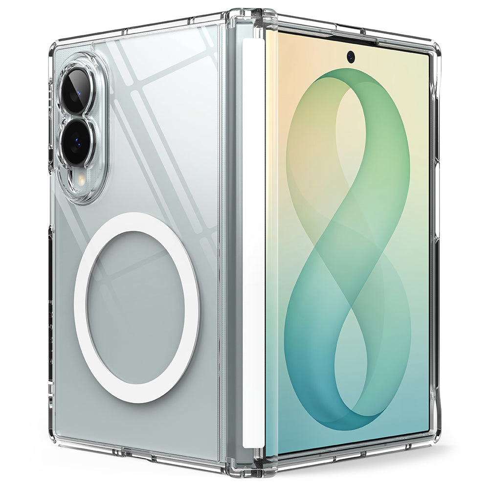 MagSafe-etui til Samsung Galaxy Z Fold8 F971, Ringke, Fusion Flap, Transparent