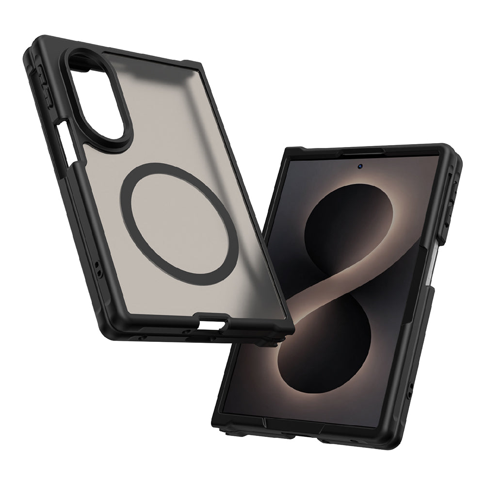 MagSafe-etui til Samsung Galaxy Z Fold8 F971, Techsuit, HaloFrost II, Sort