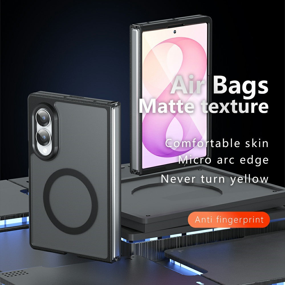 MagSafe-etui til Samsung Galaxy Z Fold8 F971, Techsuit, PureFrost, Satin Sort