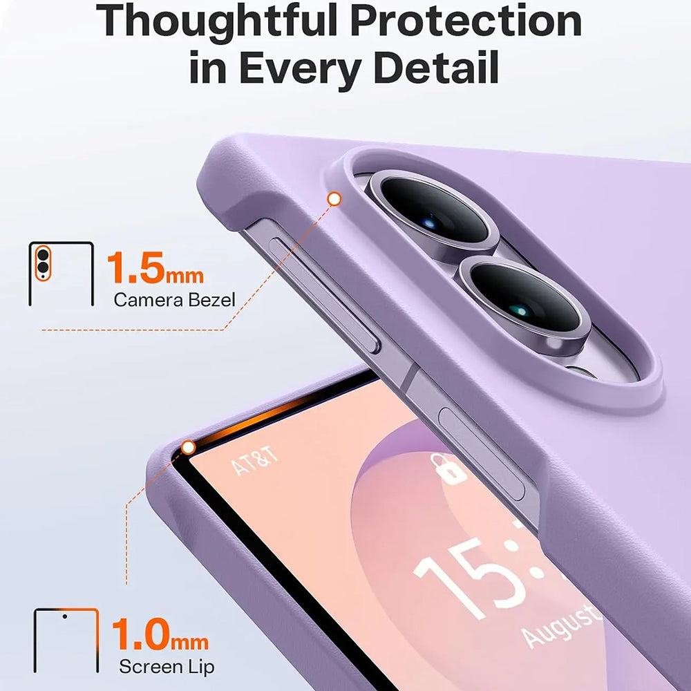 MagSafe-etui til Samsung Galaxy Z Fold8 F971, Torras, Ostand L1 Guardian, Lys lilla