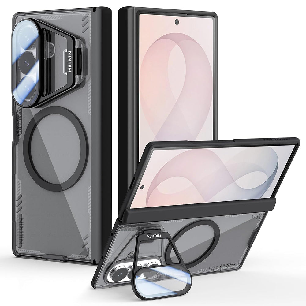 MagSafe-etui til Samsung Galaxy Z Fold8 Ultra F976, Nillkin, Iceblade Prop med kameraklip, sort