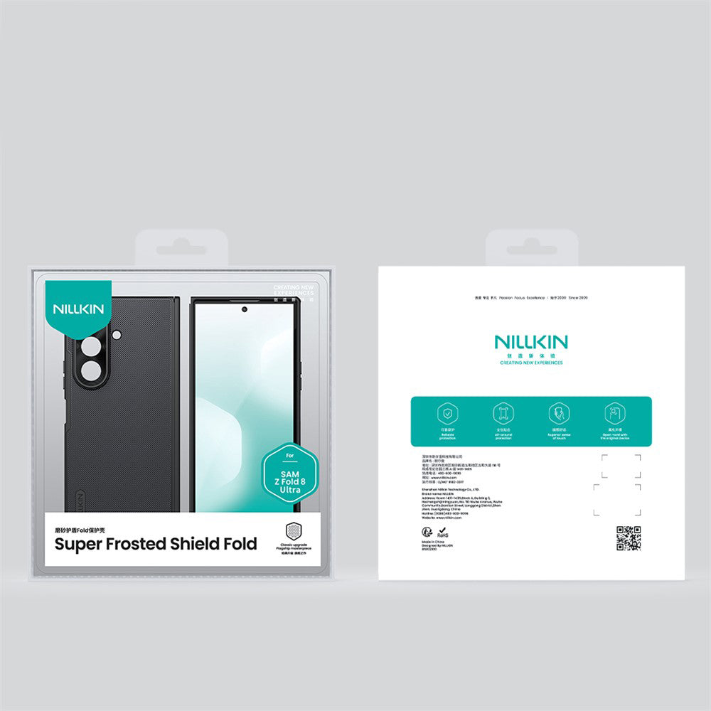 MagSafe-etui til Samsung Galaxy Z Fold8 Ultra F976, Nillkin, Super Frosted Shield, Sort