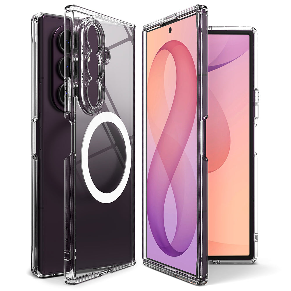 MagSafe-etui til Samsung Galaxy Z Fold8 Ultra F976, Ringke, Fusion, Transparent