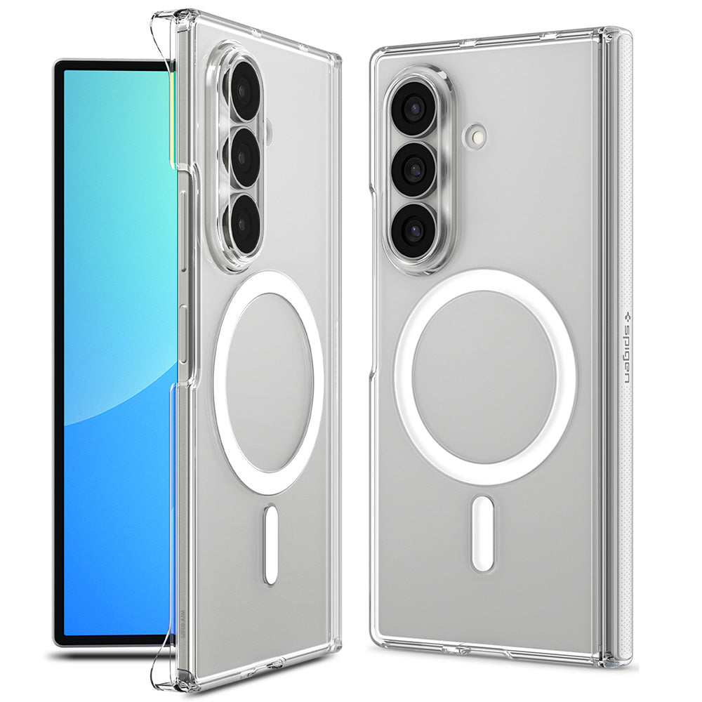 MagSafe-etui til Samsung Galaxy Z Fold8 Ultra F976, Spigen, Air Skin Zero, Transparent Hvid ACS11495