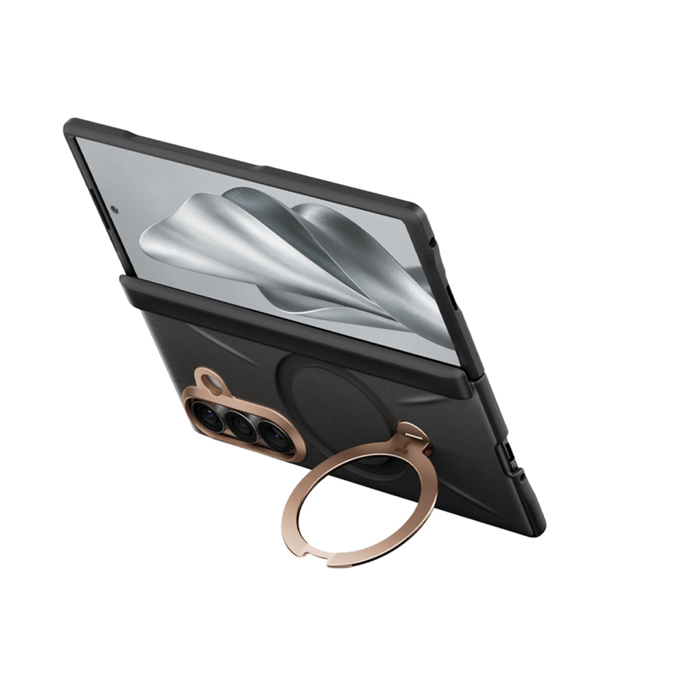 MagSafe-etui til Samsung Galaxy Z Fold8 Ultra F976, Torras, QPRO Læder, Sort