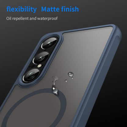 MagSafe-etui til Sony Xperia 1 VII, Techsuit, HaloFrost II, Marineblå
