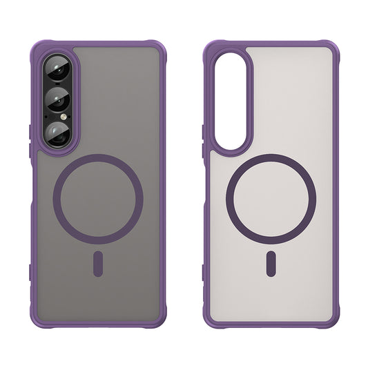 MagSafe-etui til Sony Xperia 1 VII, Techsuit, HaloFrost II, Lilla
