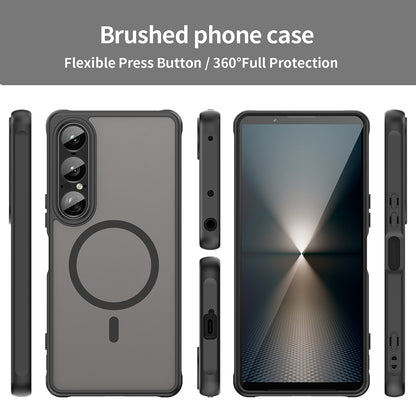 MagSafe-etui til Sony Xperia 1 VII, Techsuit, HaloFrost II, Sort