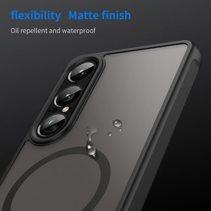 MagSafe-etui til Sony Xperia 1 VII, Techsuit, HaloFrost II, Sort