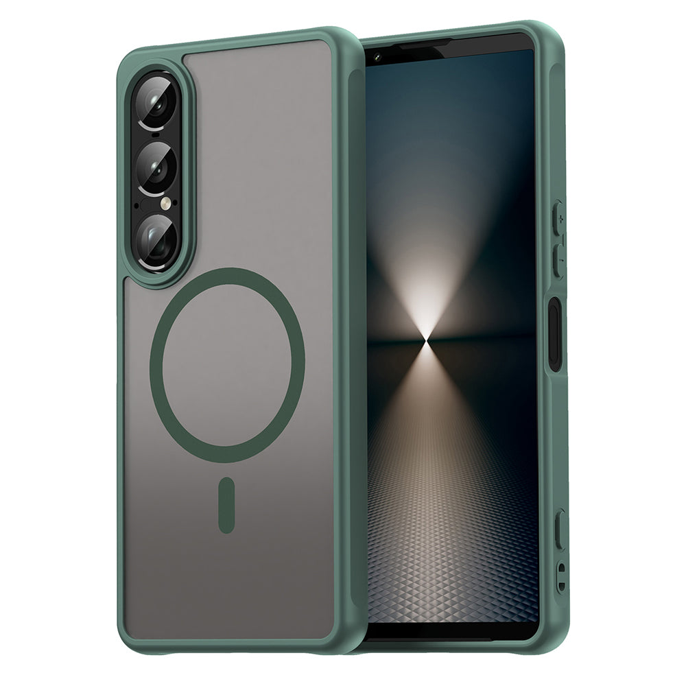 MagSafe-etui til Sony Xperia 1 VII, Techsuit, HaloFrost II, Grøn