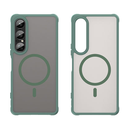 MagSafe-etui til Sony Xperia 1 VII, Techsuit, HaloFrost II, Grøn