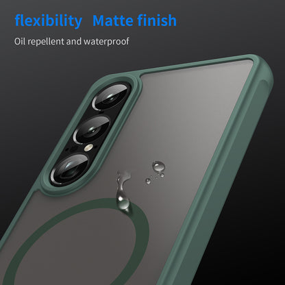 MagSafe-etui til Sony Xperia 1 VII, Techsuit, HaloFrost II, Grøn