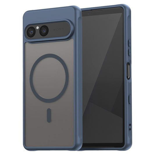 MagSafe cover til Sony Xperia 10 VII, Techsuit, HaloFrost II, Marineblå