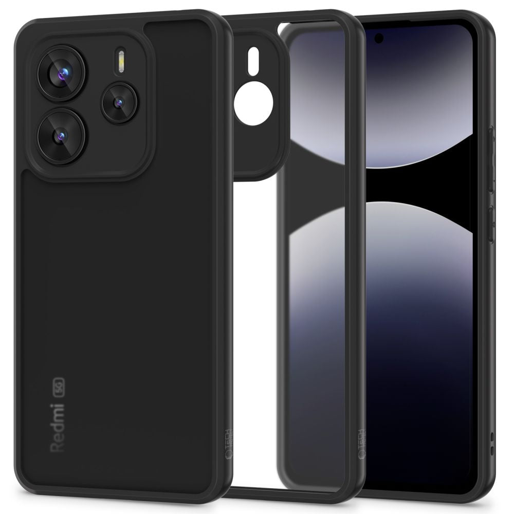Etui til Xiaomi Redmi Note 14 5G, Tech-Protect, Magmat, Sort