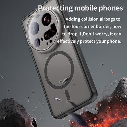 MagSafe-etui til Xiaomi 15 Ultra, Techsuit, HaloFrost II, Sort