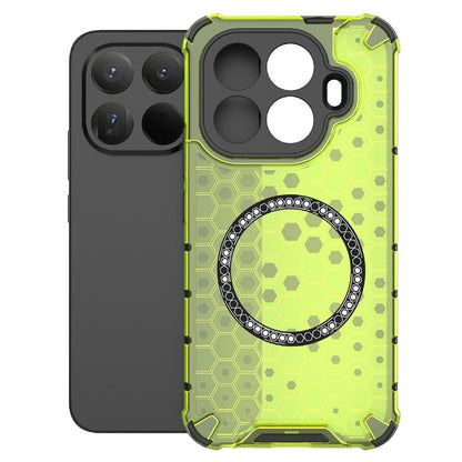 MagSafe cover til Xiaomi 15T Pro, Techsuit, HoneyComb Shield, Grøn
