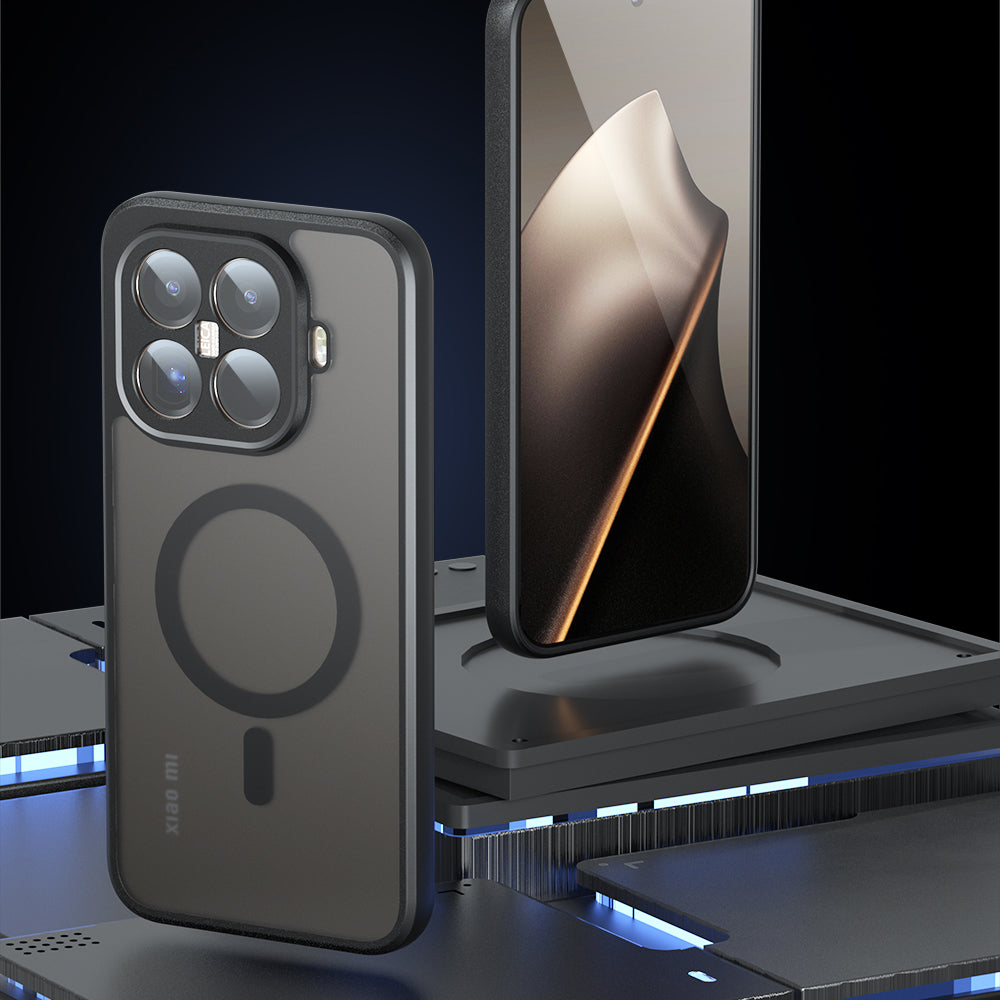 MagSafe cover til Xiaomi 15T Pro, Techsuit, PureFrost, Satin Sort