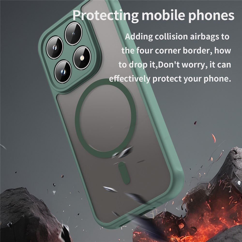 MagSafe cover til Xiaomi 17, Techsuit, HaloFrost II, Grøn