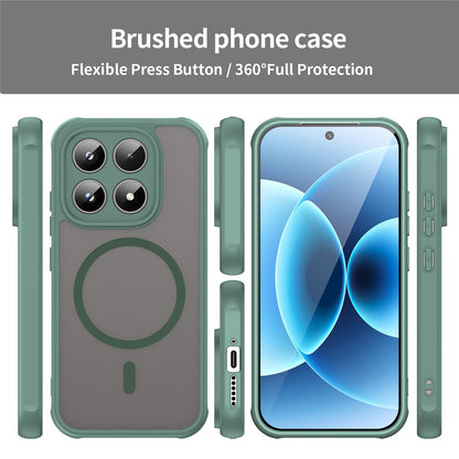 MagSafe cover til Xiaomi 17, Techsuit, HaloFrost II, Grøn
